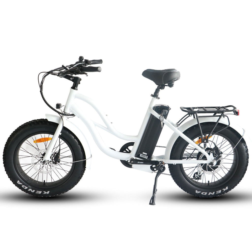 Costal Cruisers Step Thru Mini 20x4 - 52v Beach Cruiser Electric Bike