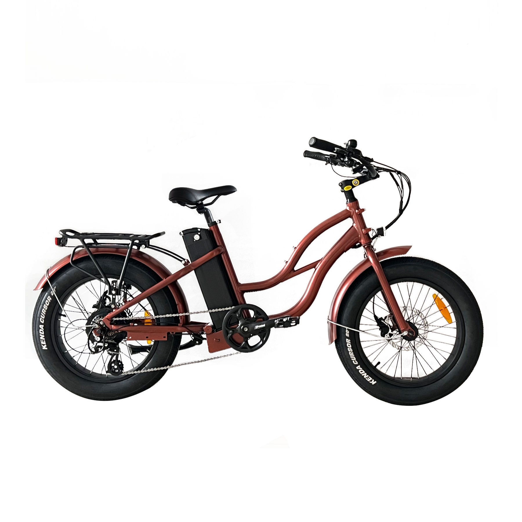 Costal Cruisers Step Thru 24x3 - 52v Beach Cruiser Electric Bike