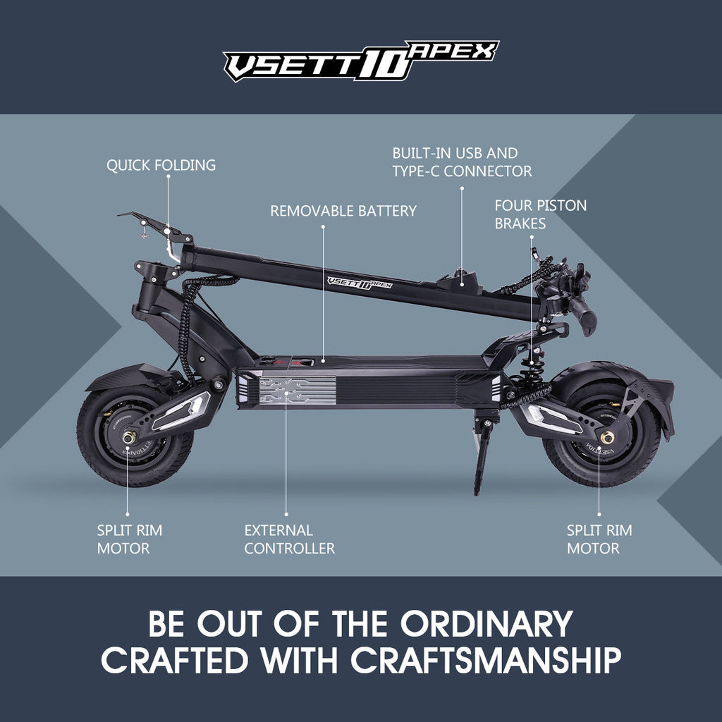 VSETT 10+ Apex Electric Scooter
