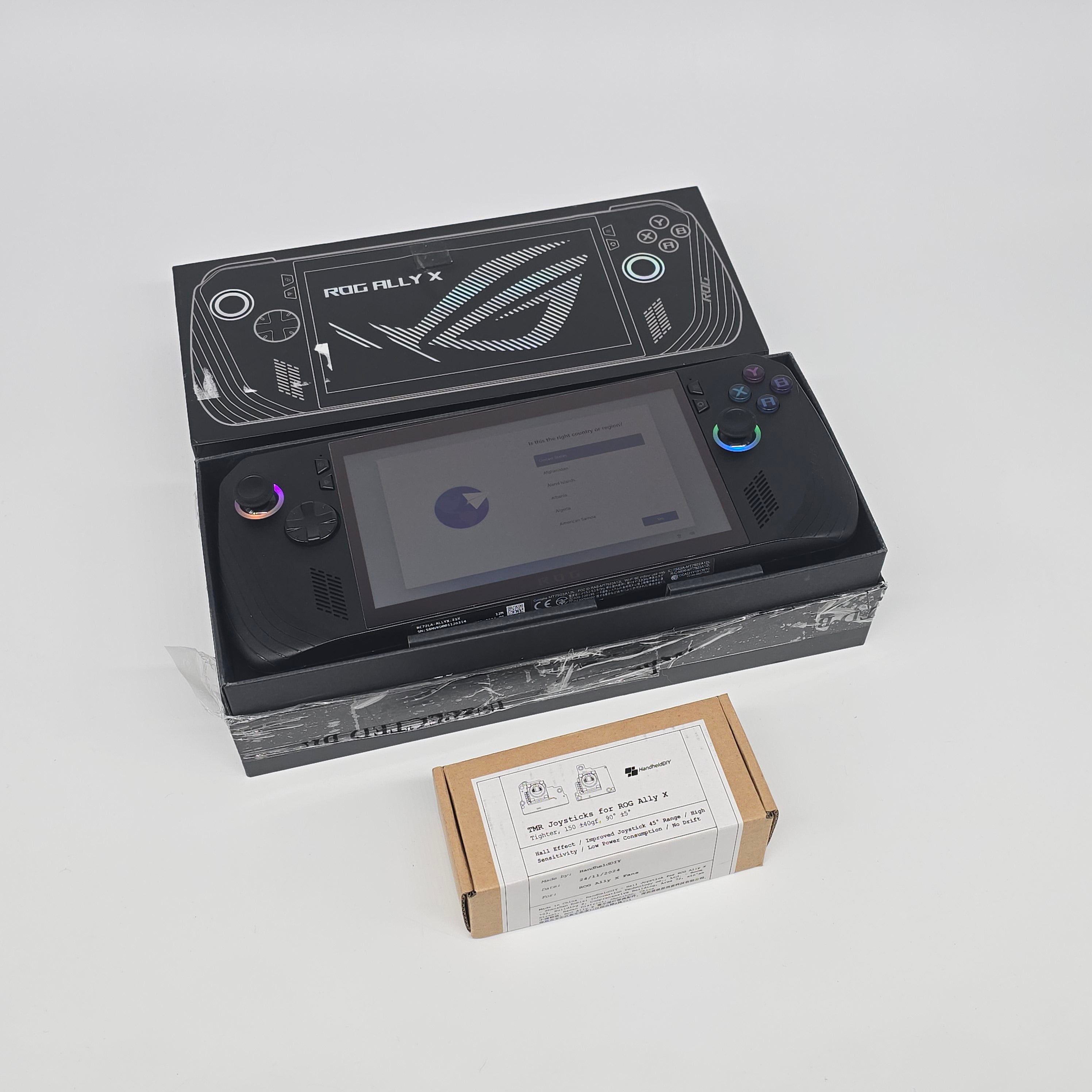 ASUS ROG ALLY X 1TB, TMR Hall Effect Joysticks, 24GB, 120Hz 7" Handheld Gaming PC Console