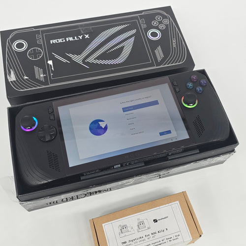 ASUS ROG ALLY X 1TB, TMR Hall Effect Joysticks, 24GB, 120Hz 7" Handheld Gaming PC Console