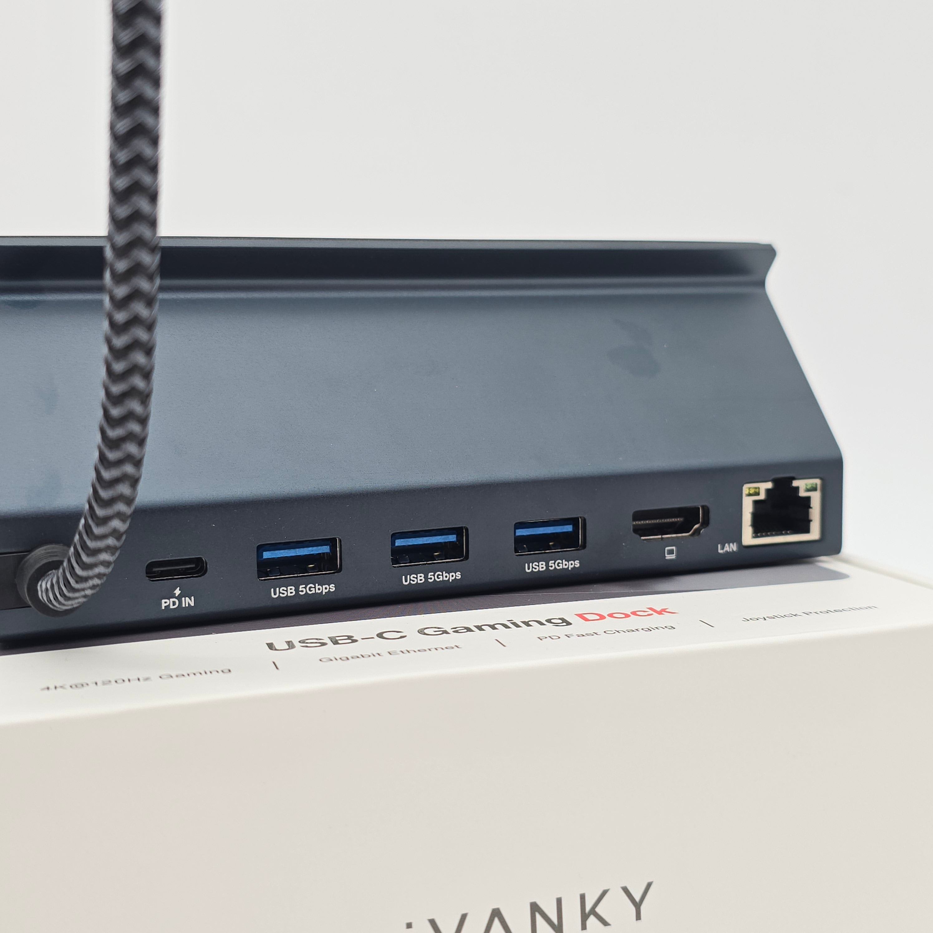 Ivanky USB-C Gaming Dock for Handheld Gaming PC, ROG Ally, Steam Deck, Lenovo Legion, MSI Claw