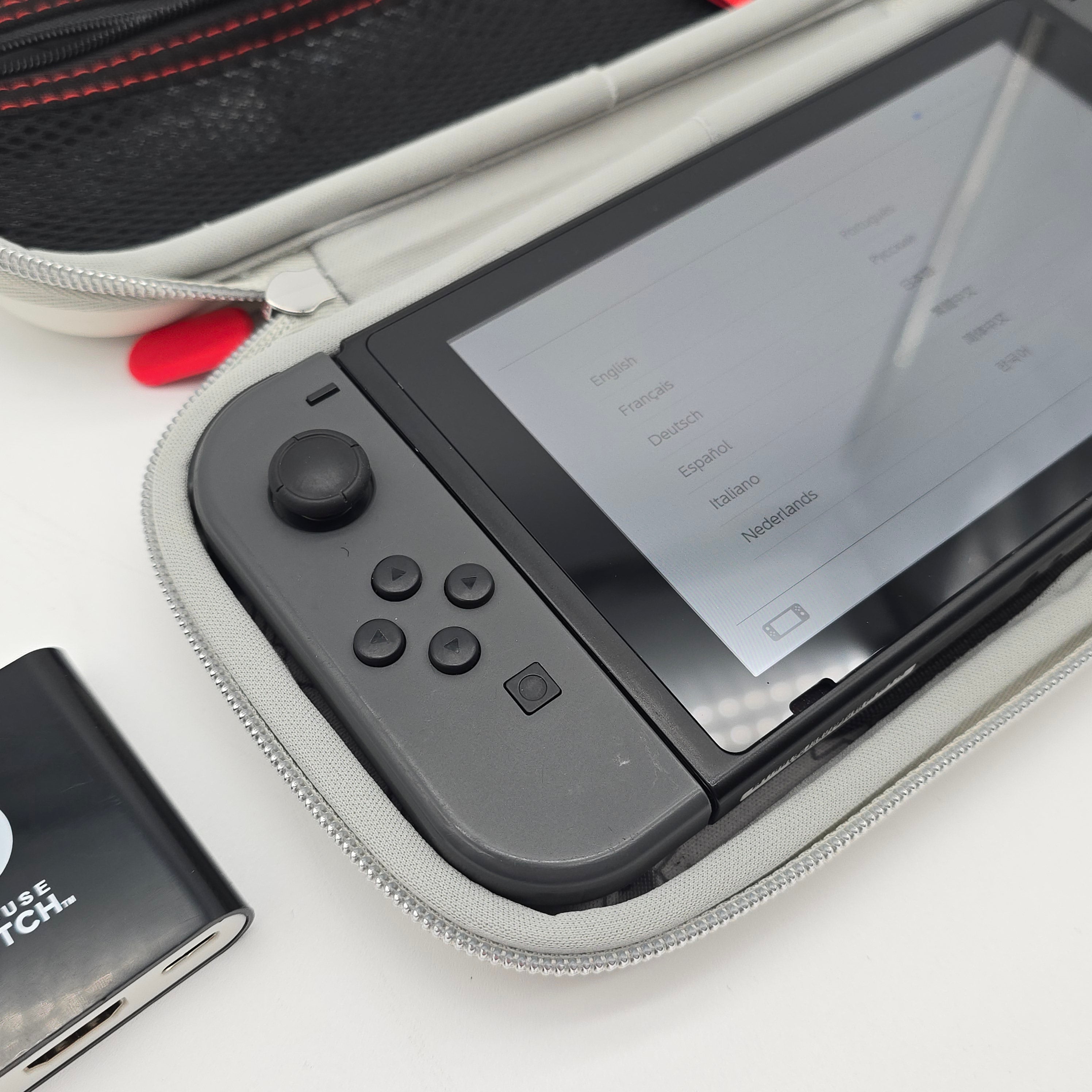 Nintendo Switch LCD Grey, V1 HAC-001(-01) Game Console w/ 1.5TB MicroSD