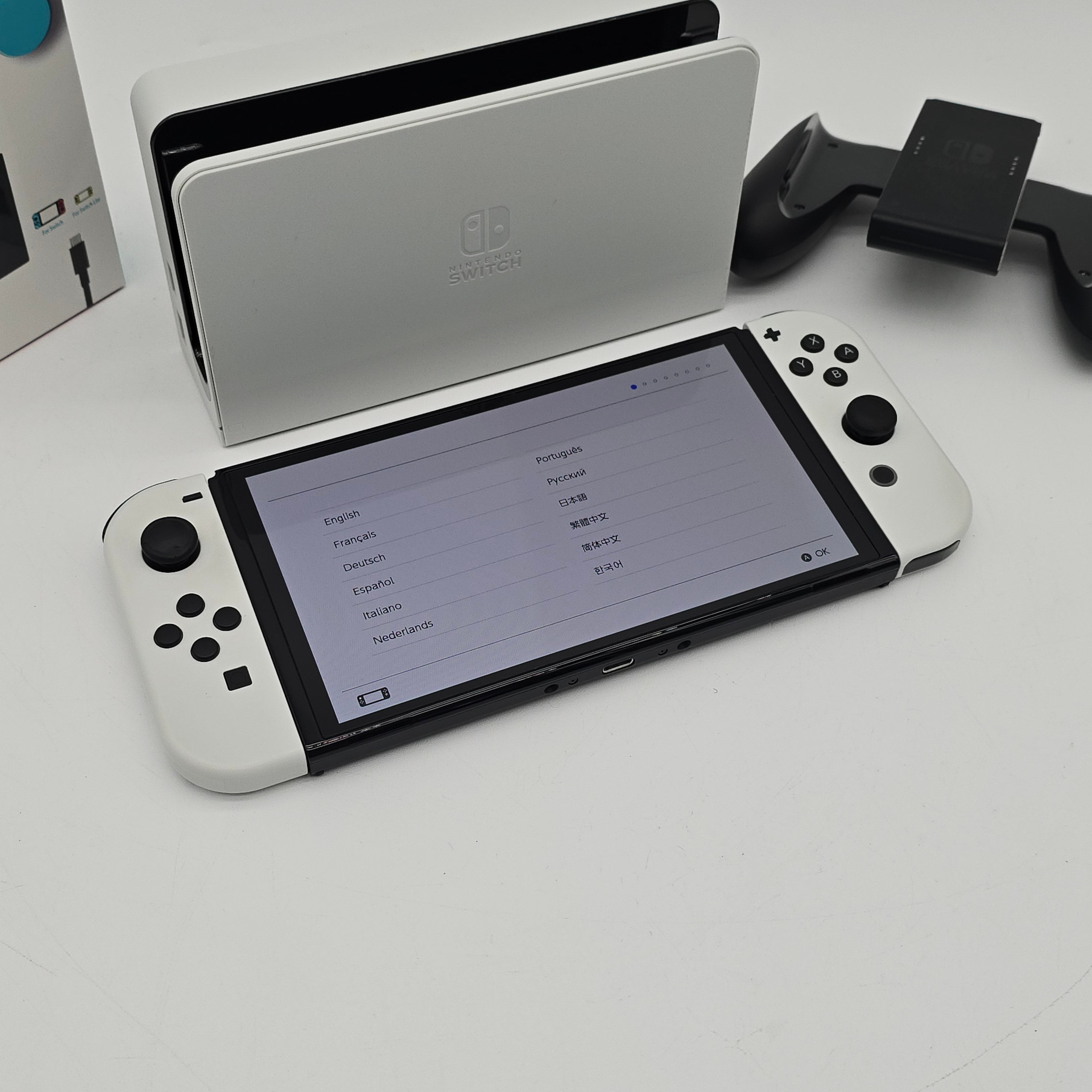 Nintendo Switch OLED White Gaming Console