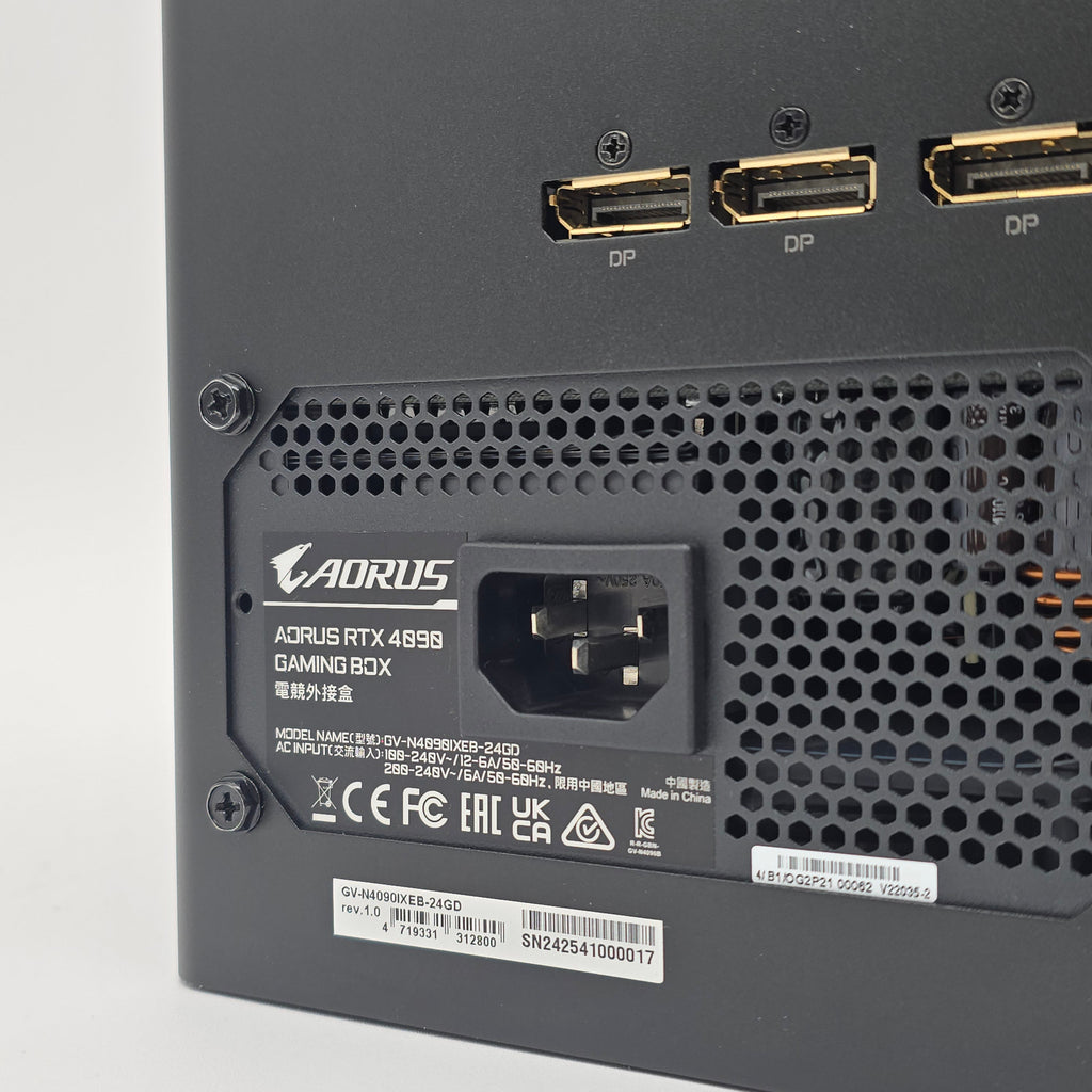 Aorus RTX 4090 Gaming Box eGPU, WATERFORCE All-in-One Liquid Cooled